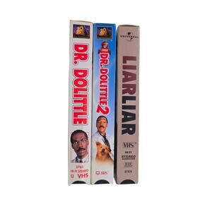VHS BUNDLE 3 Titles Eddie Murphy & Jim Carrey